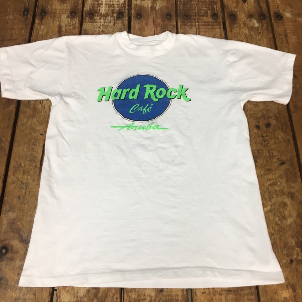 Vintage Hard Rock Cafe Aruba Tee/ L